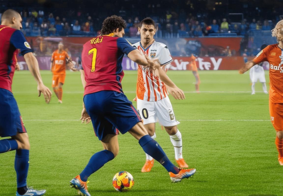 巴塞罗那VS加的斯：梅西闪耀，战术对决精彩回顾